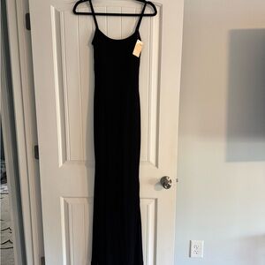 Popilush Elegant Black Maxi Dress